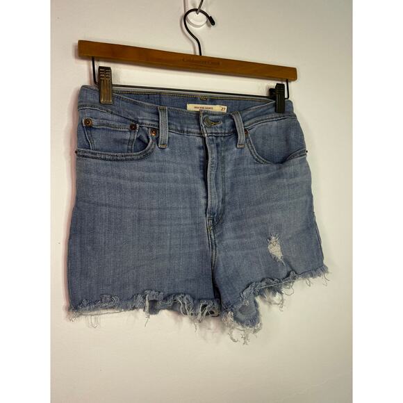 Levi’s high-rise shorts size 27 - Picture 1 of 6